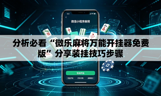 分析必看“微乐麻将万能开挂器免费版”分享装挂技巧步骤