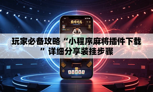 玩家必备攻略“小程序麻将插件下载	”详细分享装挂步骤