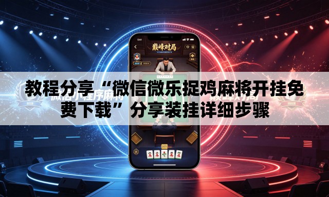 教程分享“微信微乐捉鸡麻将开挂免费下载”分享装挂详细步骤