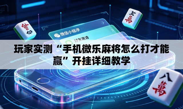 玩家实测“手机微乐麻将怎么打才能赢	”开挂详细教学
