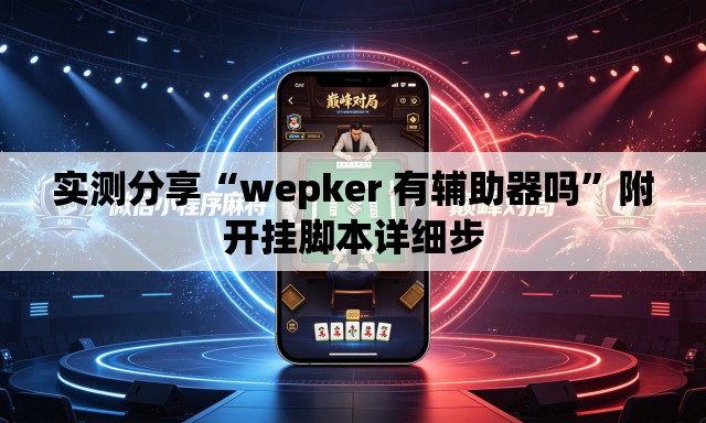 实测分享“wepker 有辅助器吗	”附开挂脚本详细步