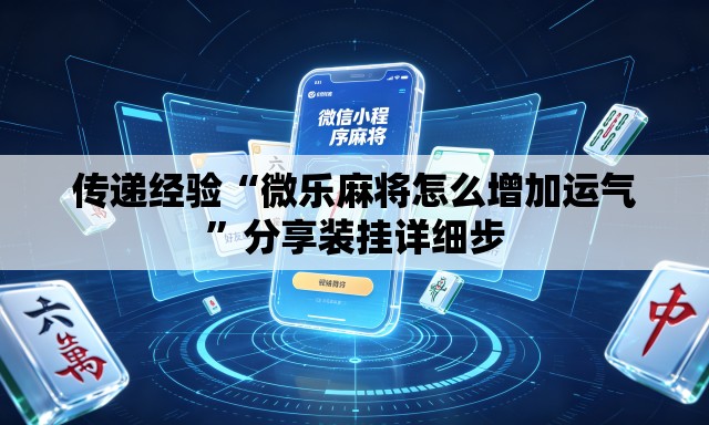 传递经验“微乐麻将怎么增加运气	”分享装挂详细步