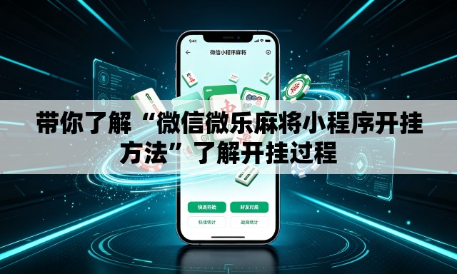 带你了解“微信微乐麻将小程序开挂方法”了解开挂过程