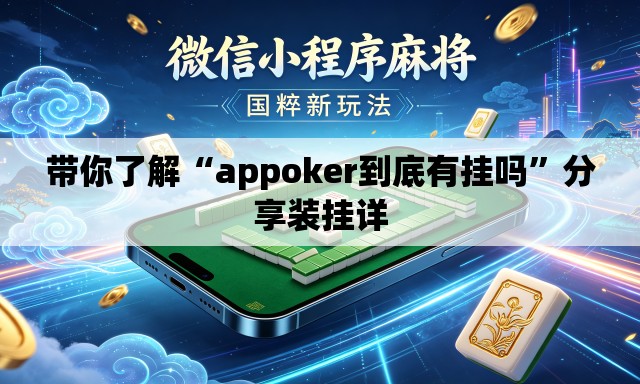 带你了解“appoker到底有挂吗	”分享装挂详