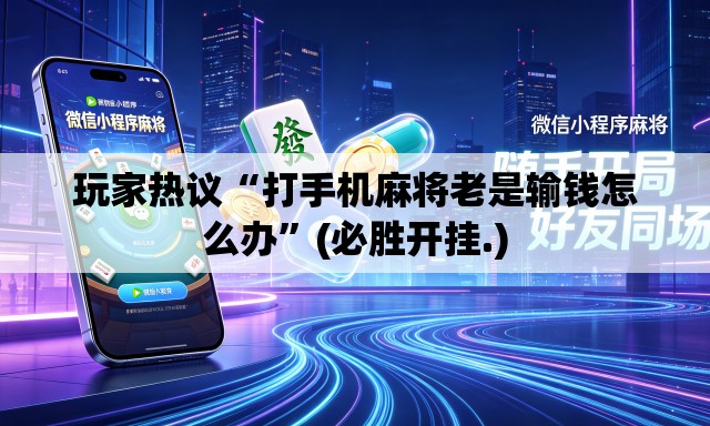 玩家热议“打手机麻将老是输钱怎么办”(必胜开挂.)