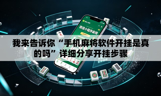 我来告诉你“手机麻将软件开挂是真的吗”详细分享开挂步骤