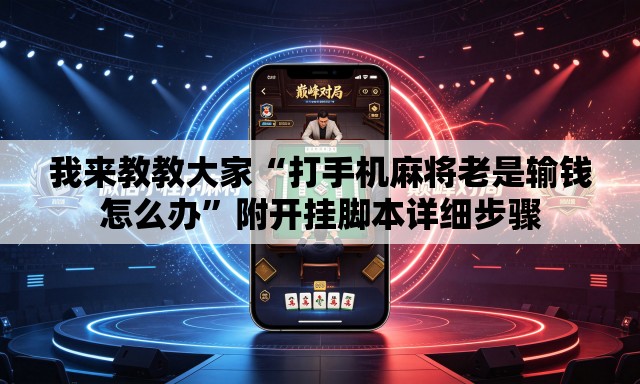 我来教教大家“打手机麻将老是输钱怎么办	”附开挂脚本详细步骤