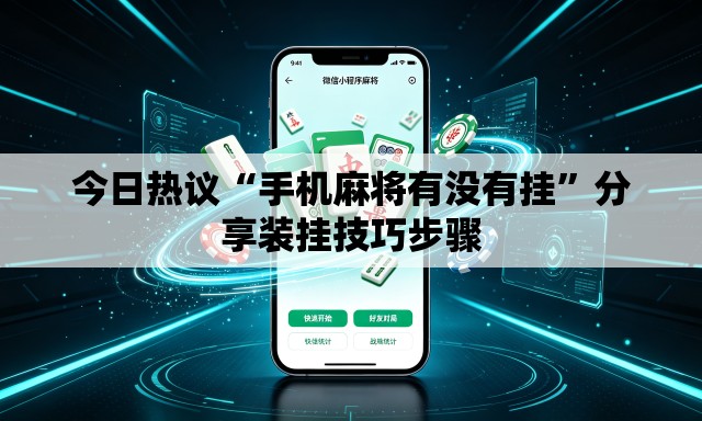 今日热议“手机麻将有没有挂”分享装挂技巧步骤