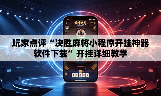 玩家点评“决胜麻将小程序开挂神器软件下载”开挂详细教学