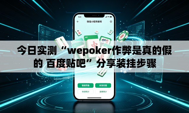 今日实测“wepoker作弊是真的假的 百度贴吧	”分享装挂步骤