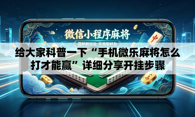 给大家科普一下“手机微乐麻将怎么打才能赢	”详细分享开挂步骤