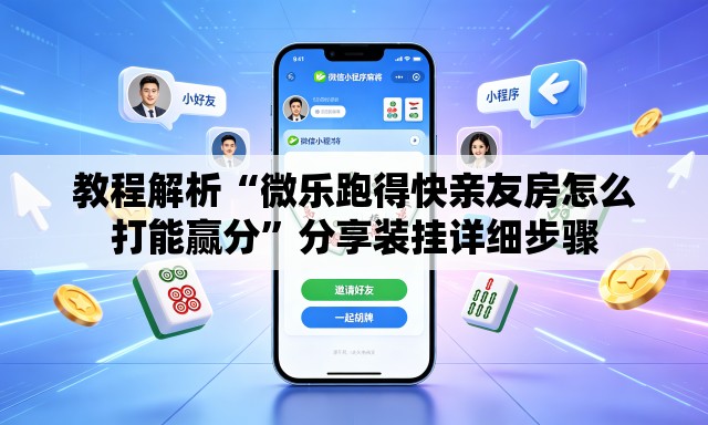 教程解析“微乐跑得快亲友房怎么打能赢分”分享装挂详细步骤