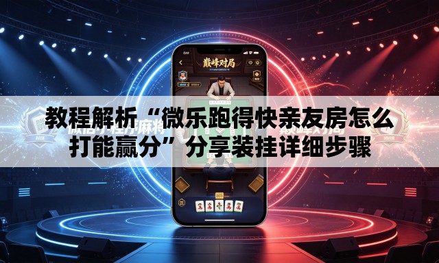 教程解析“微乐跑得快亲友房怎么打能赢分”分享装挂详细步骤