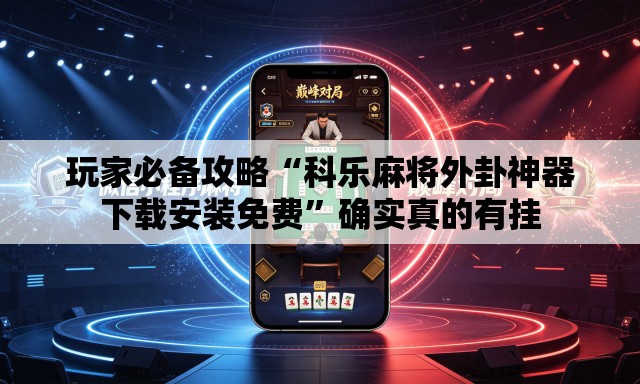 玩家必备攻略“科乐麻将外卦神器下载安装免费”确实真的有挂