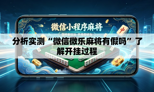 分析实测“微信微乐麻将有假吗”了解开挂过程