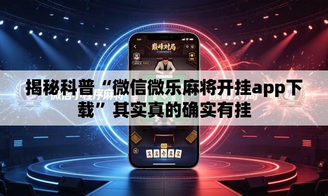 揭秘科普“微信微乐麻将开挂app下载”其实真的确实有挂