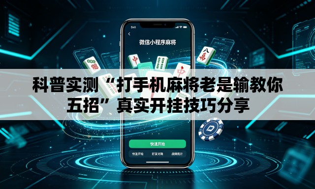 科普实测“打手机麻将老是输教你五招”真实开挂技巧分享