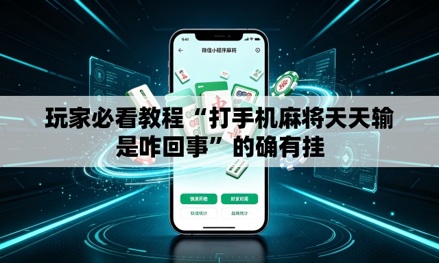 玩家必看教程“打手机麻将天天输是咋回事”的确有挂