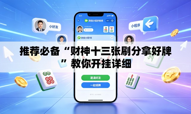 推荐必备“财神十三张刷分拿好牌	”教你开挂详细