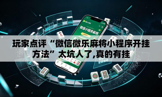 玩家点评“微信微乐麻将小程序开挂方法”太坑人了,真的有挂