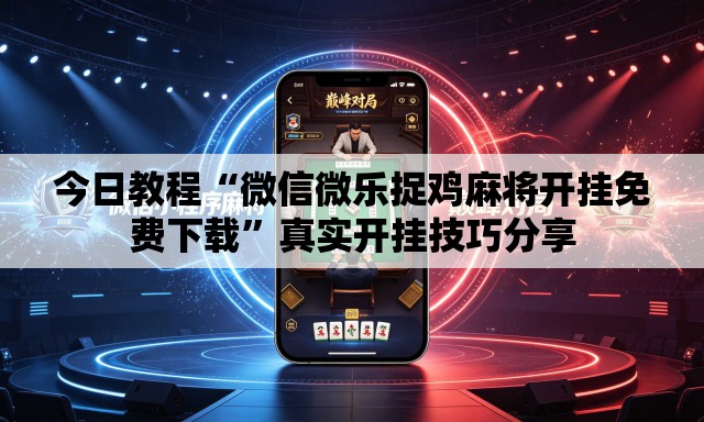 今日教程“微信微乐捉鸡麻将开挂免费下载”真实开挂技巧分享