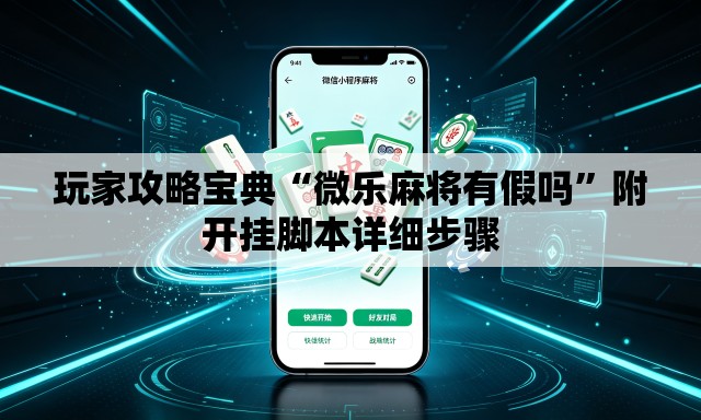 玩家攻略宝典“微乐麻将有假吗	”附开挂脚本详细步骤