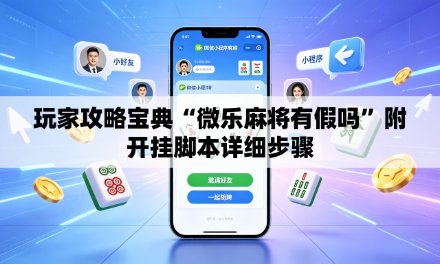 玩家攻略宝典“微乐麻将有假吗”附开挂脚本详细步骤