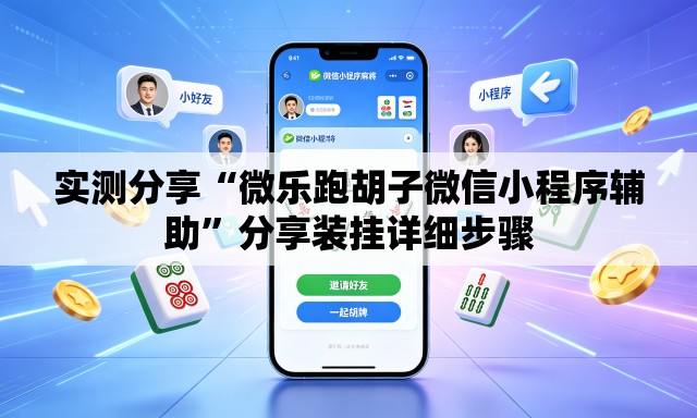 实测分享“微乐跑胡子微信小程序辅助”分享装挂详细步骤