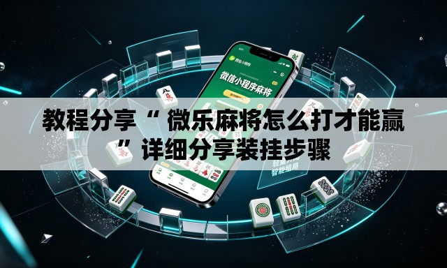 教程分享“ 微乐麻将怎么打才能赢”详细分享装挂步骤