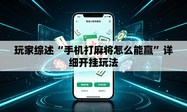 玩家综述“手机打麻将怎么能赢”详细开挂玩法