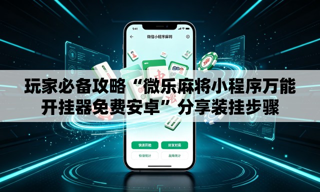 玩家必备攻略“微乐麻将小程序万能开挂器免费安卓	”分享装挂步骤