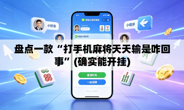 盘点一款“打手机麻将天天输是咋回事	”(确实能开挂)