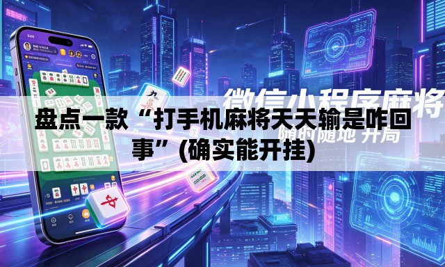 盘点一款“打手机麻将天天输是咋回事”(确实能开挂)