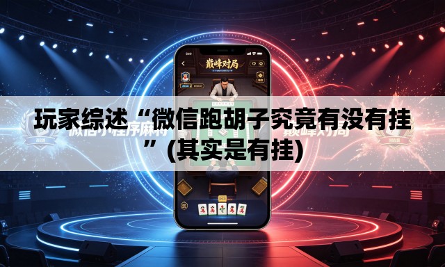 玩家综述“微信跑胡子究竟有没有挂”(其实是有挂)