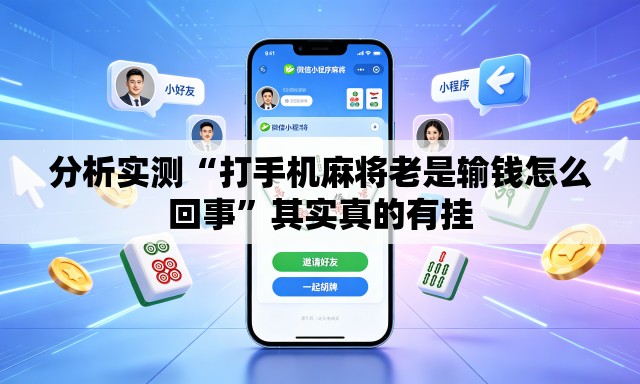 分析实测“打手机麻将老是输钱怎么回事	”其实真的有挂