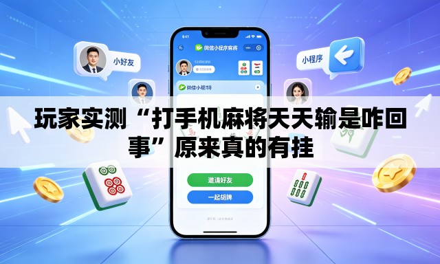 玩家实测“打手机麻将天天输是咋回事”原来真的有挂