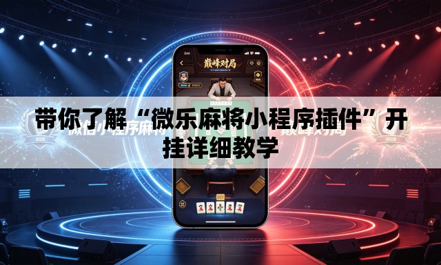带你了解“微乐麻将小程序插件”开挂详细教学