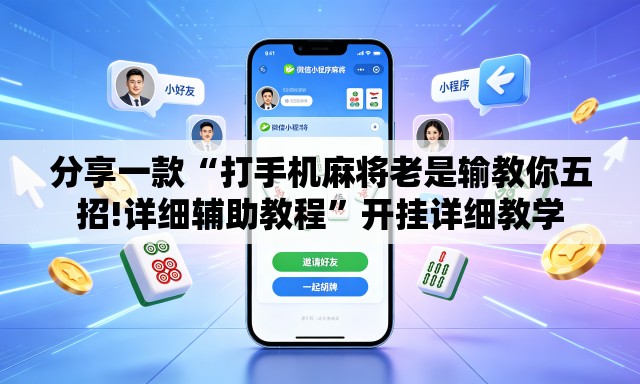 分享一款“打手机麻将老是输教你五招!详细辅助教程	”开挂详细教学