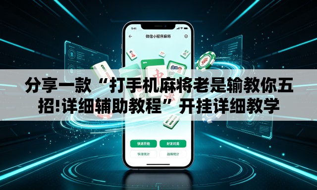 分享一款“打手机麻将老是输教你五招!详细辅助教程”开挂详细教学