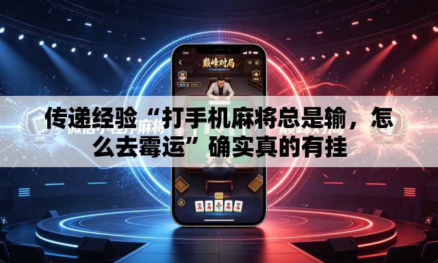 传递经验“打手机麻将总是输，怎么去霉运”确实真的有挂