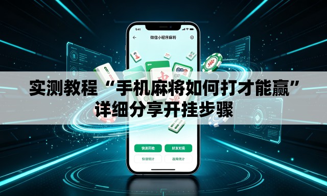 实测教程“手机麻将如何打才能赢”详细分享开挂步骤