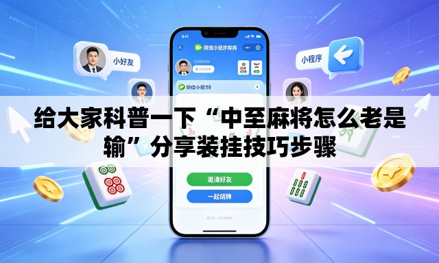 给大家科普一下“中至麻将怎么老是输”分享装挂技巧步骤