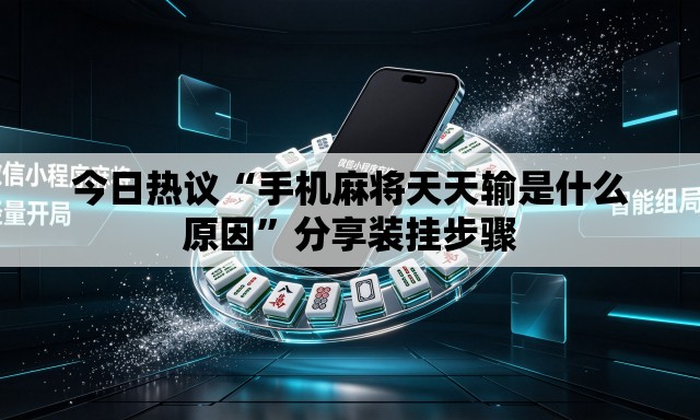 今日热议“手机麻将天天输是什么原因	”分享装挂步骤