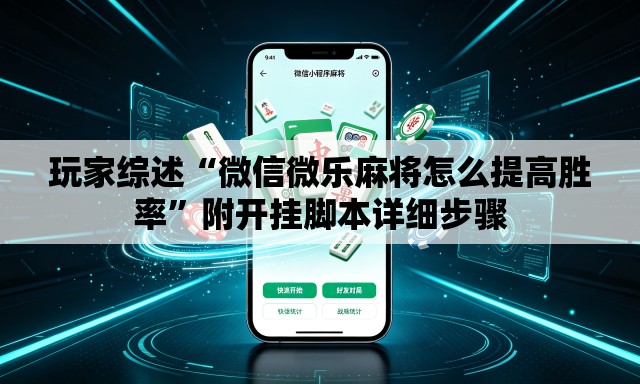 玩家综述“微信微乐麻将怎么提高胜率	”附开挂脚本详细步骤
