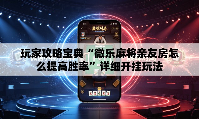 玩家攻略宝典“微乐麻将亲友房怎么提高胜率”详细开挂玩法