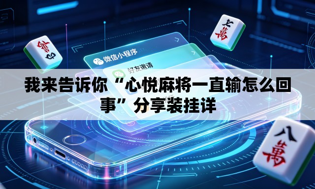 我来告诉你“心悦麻将一直输怎么回事”分享装挂详