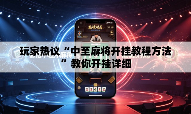 玩家热议“中至麻将开挂教程方法”教你开挂详细