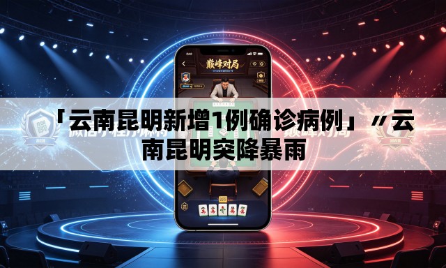 「云南昆明新增1例确诊病例」〃云南昆明突降暴雨 「云南昆明新增1例确诊病例」〃云南昆明突降暴雨