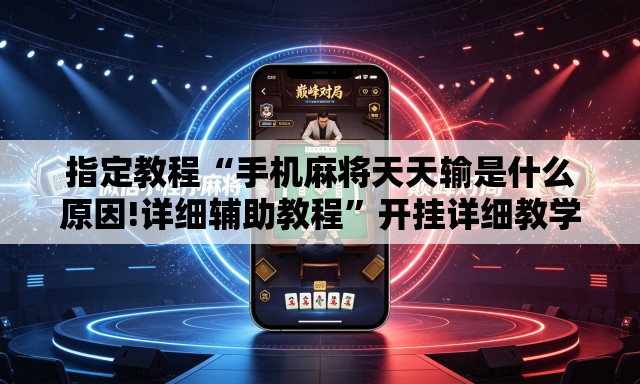 指定教程“手机麻将天天输是什么原因!详细辅助教程”开挂详细教学