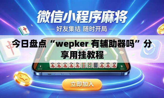 今日盘点“wepker 有辅助器吗”分享用挂教程